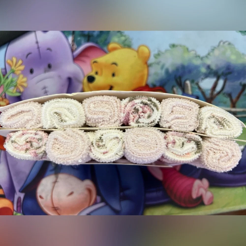 Baby Gear Floral and Pink Washcloths - 12 pack - NEW